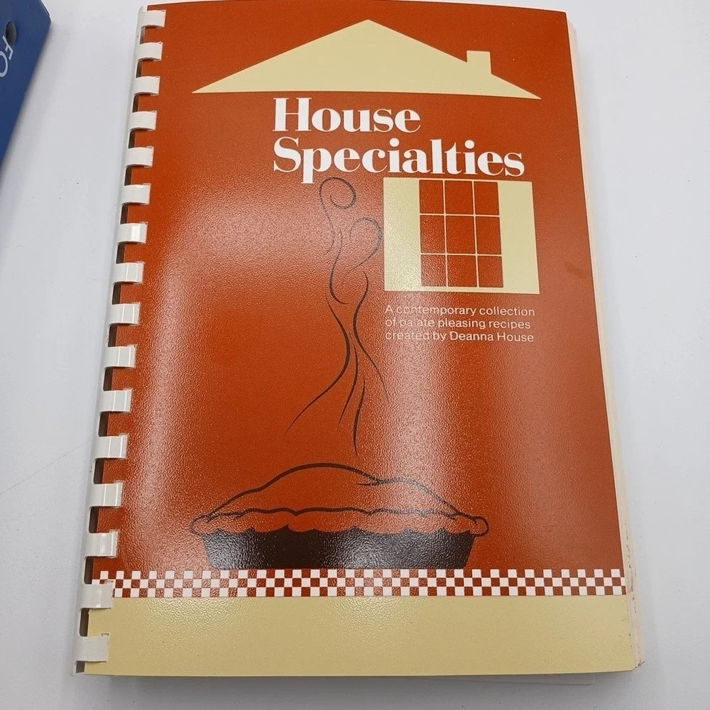 Vintage 1981 House Specialties Cookbook Signed Deanna House Williston Centennial